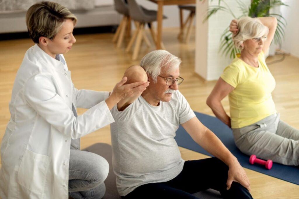 Seniors in rehabilitation programs