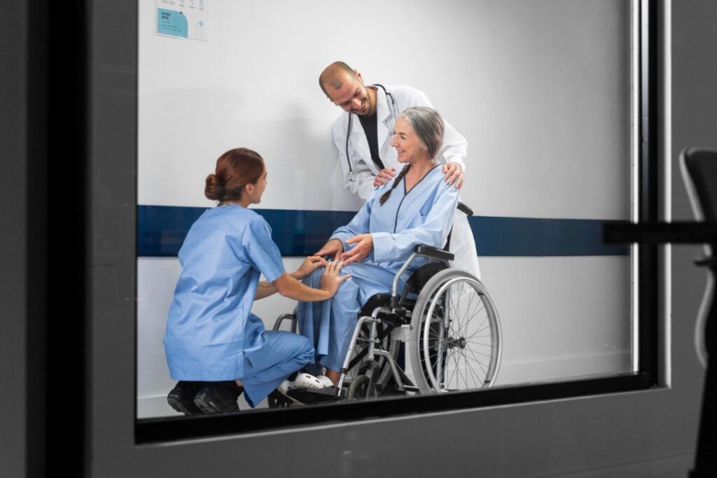 Patients recovering from surgery