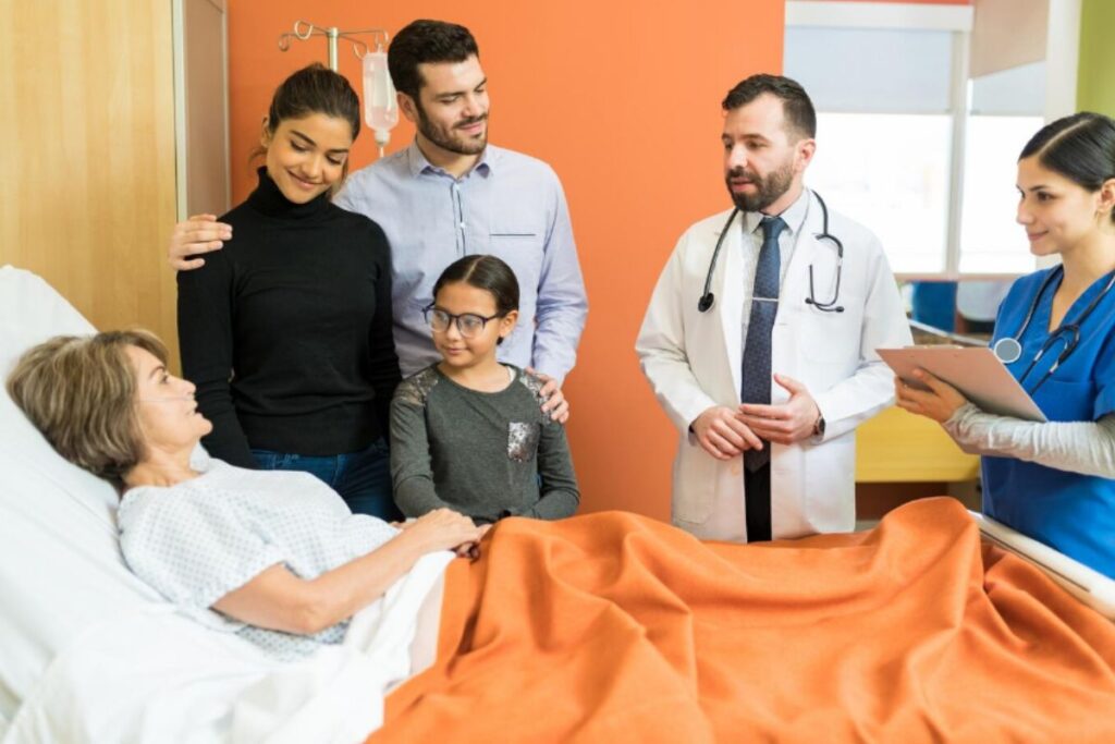 Patients referred to specialty hospitals